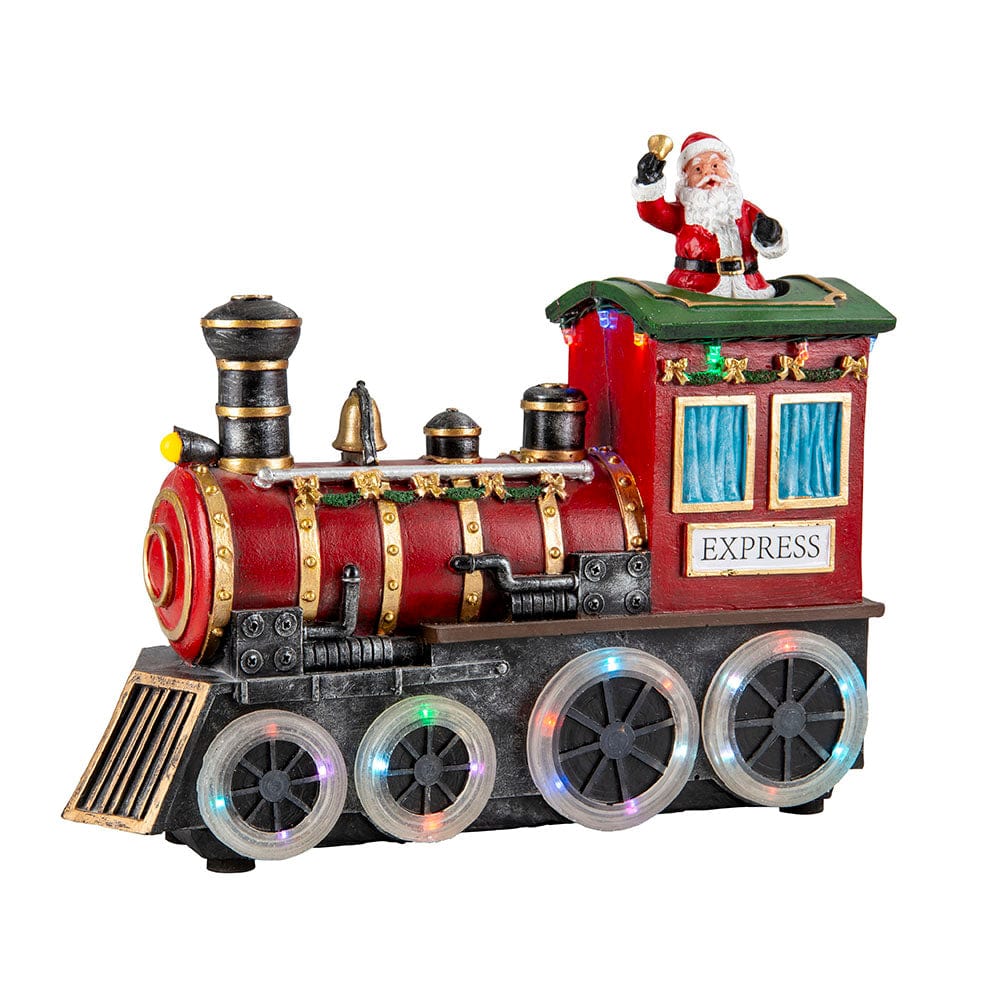 LED Trem musical do Papai Noel piscando com som real