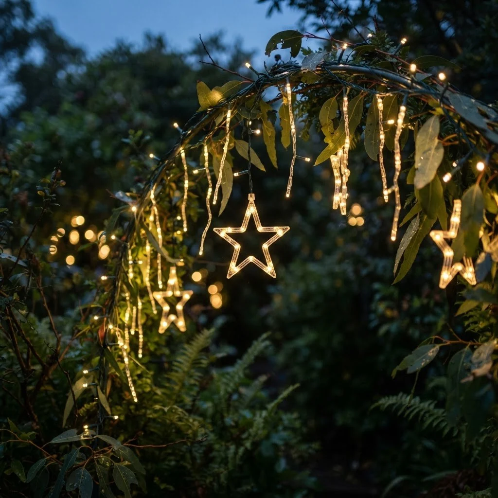 Decoração luminosa solar
