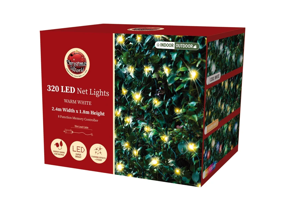 LED Luz líquida branca quente (2.4m)
