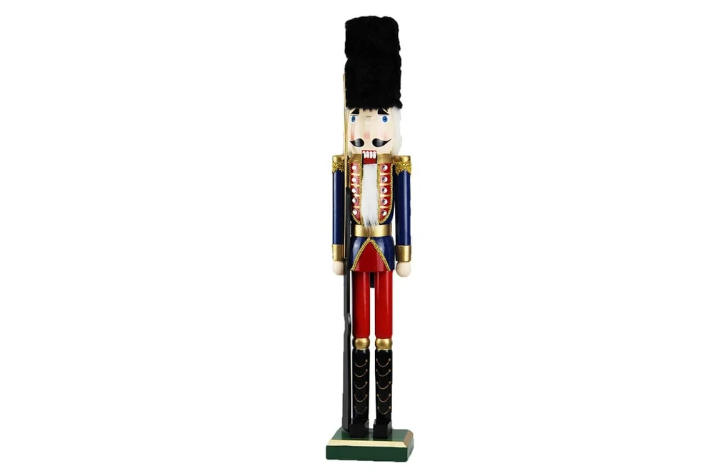Quebra-nozes soldado 120cm em tamanho real