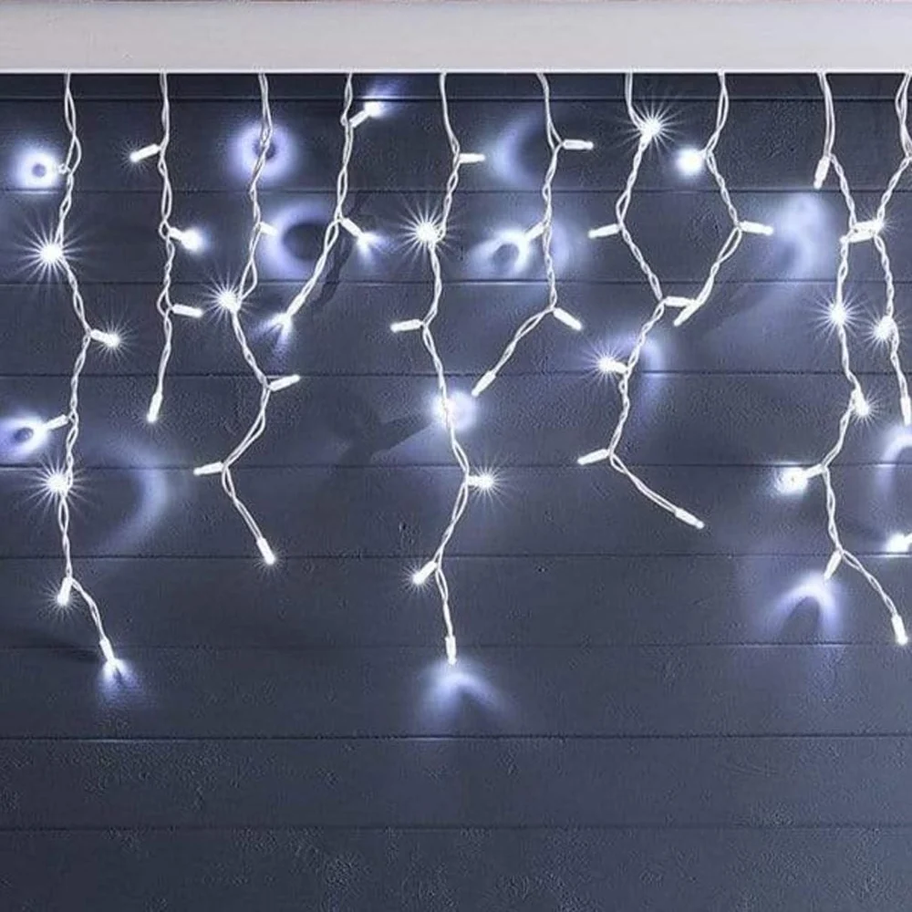 400 LED Pingentes Solares Brancos (7.9m)