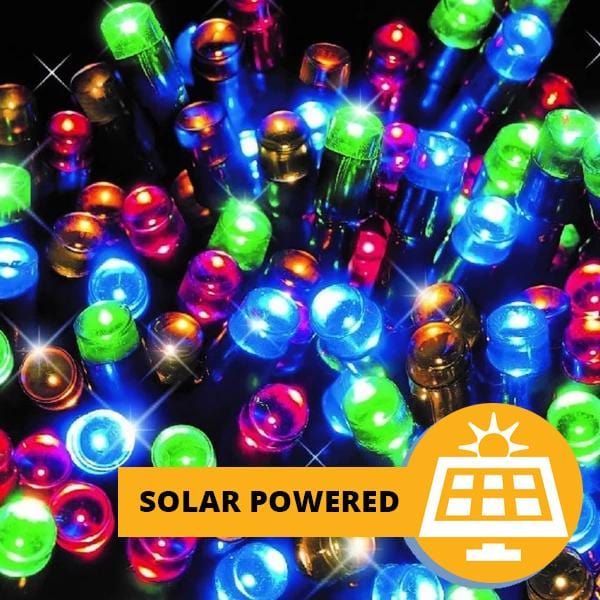 500 Solar LED Luzes Multicoloridas (39.9m)