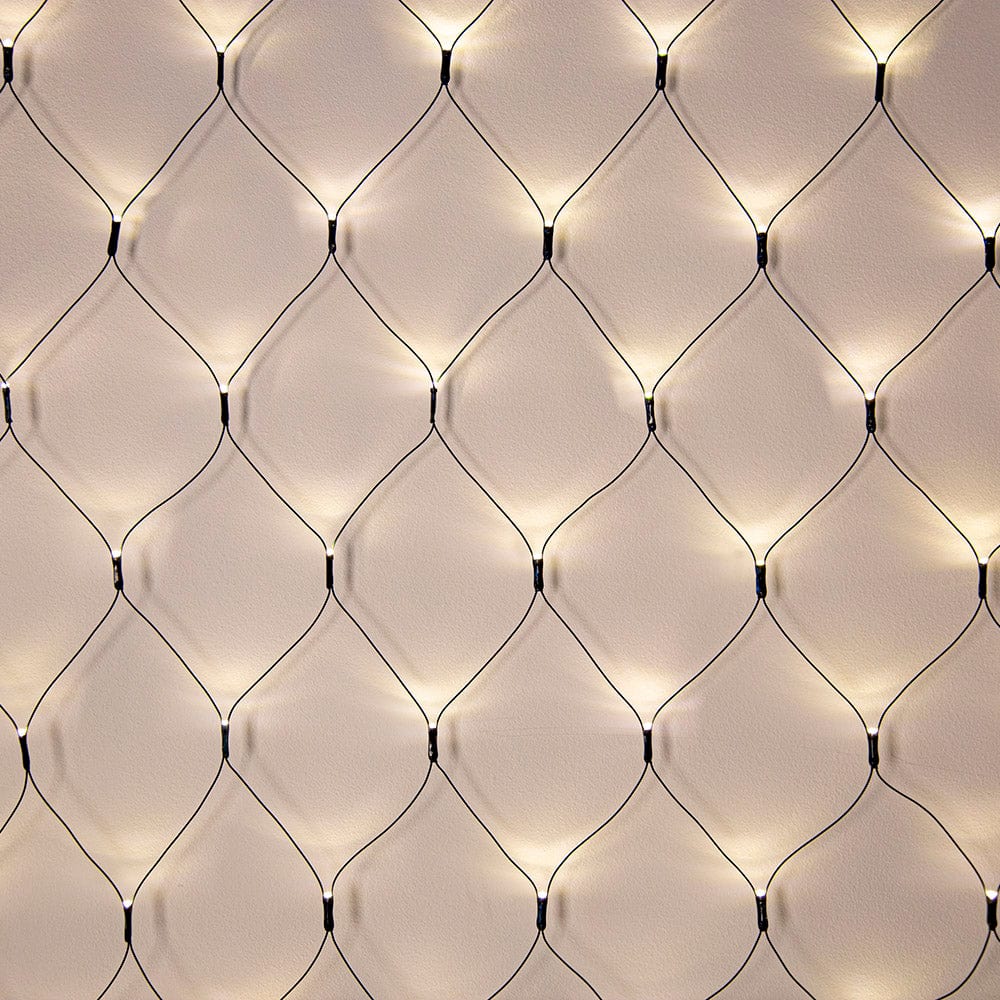 Rede de luzes conectável com 360 LED branco quente