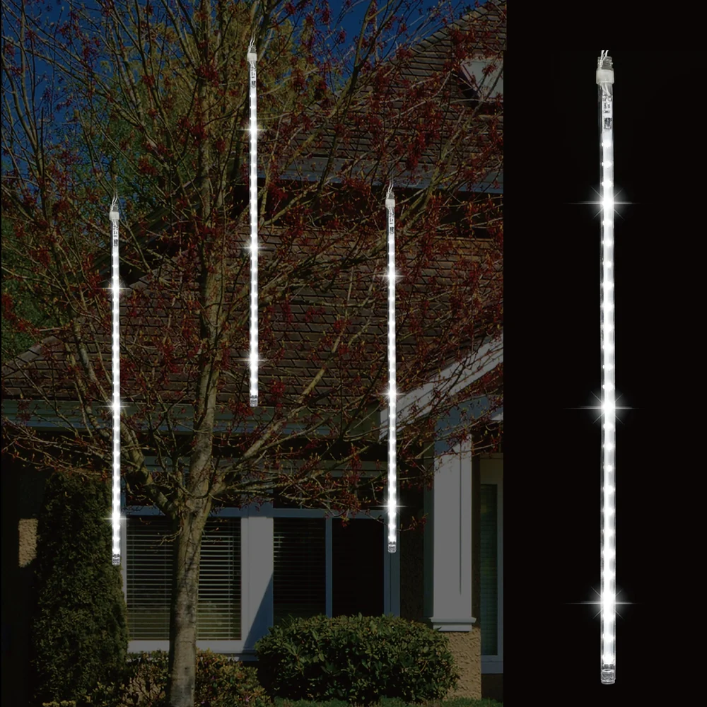 LED Tubo de neve digital branco (50cm)