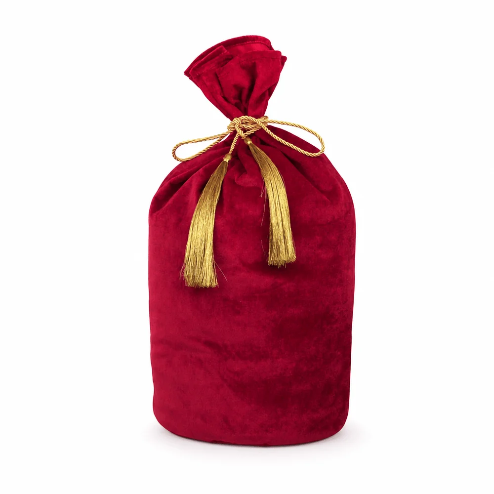 Saco de Papai Noel de Veludo Vermelho Premium (70x50cm)