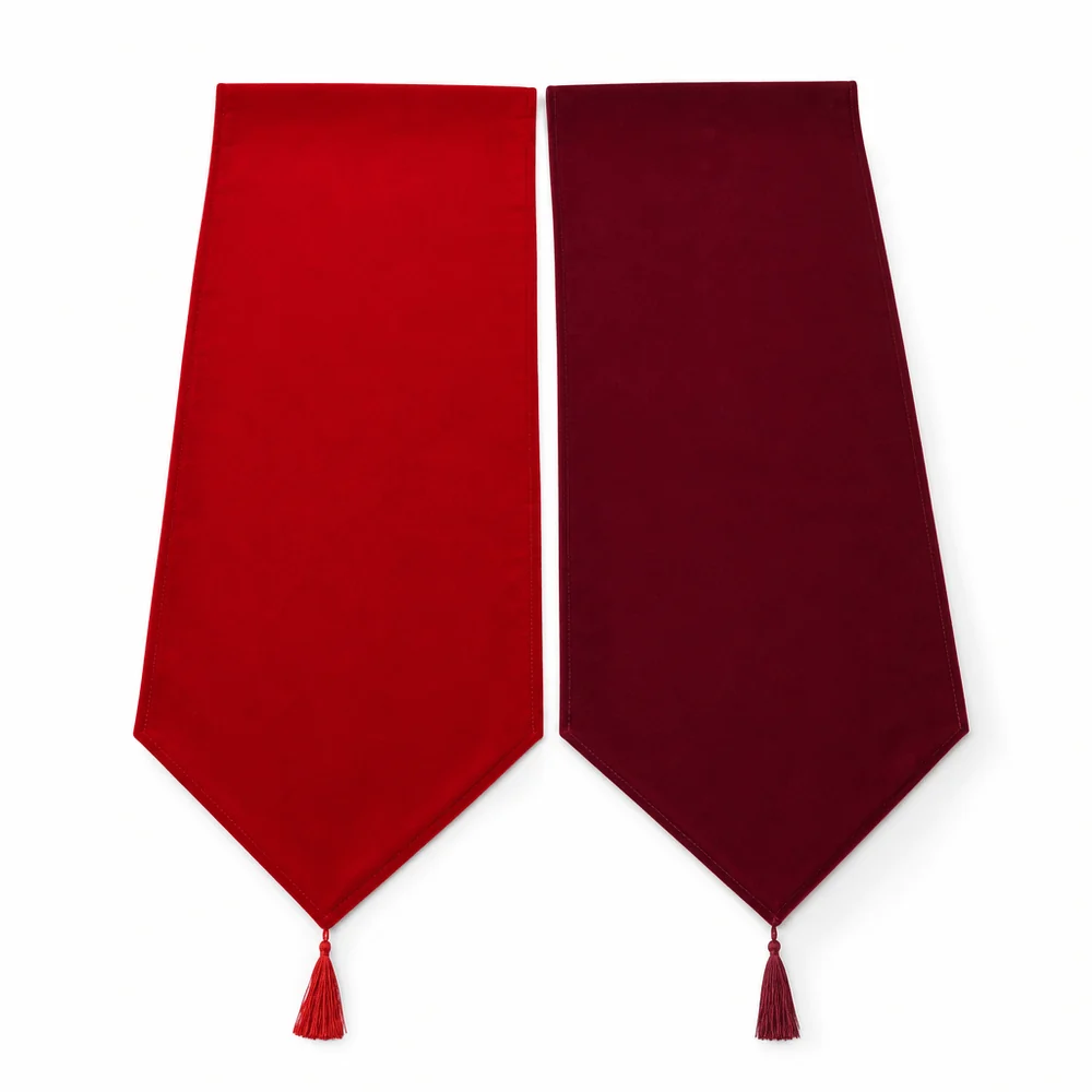 Corredor de mesa flocado (180cm)