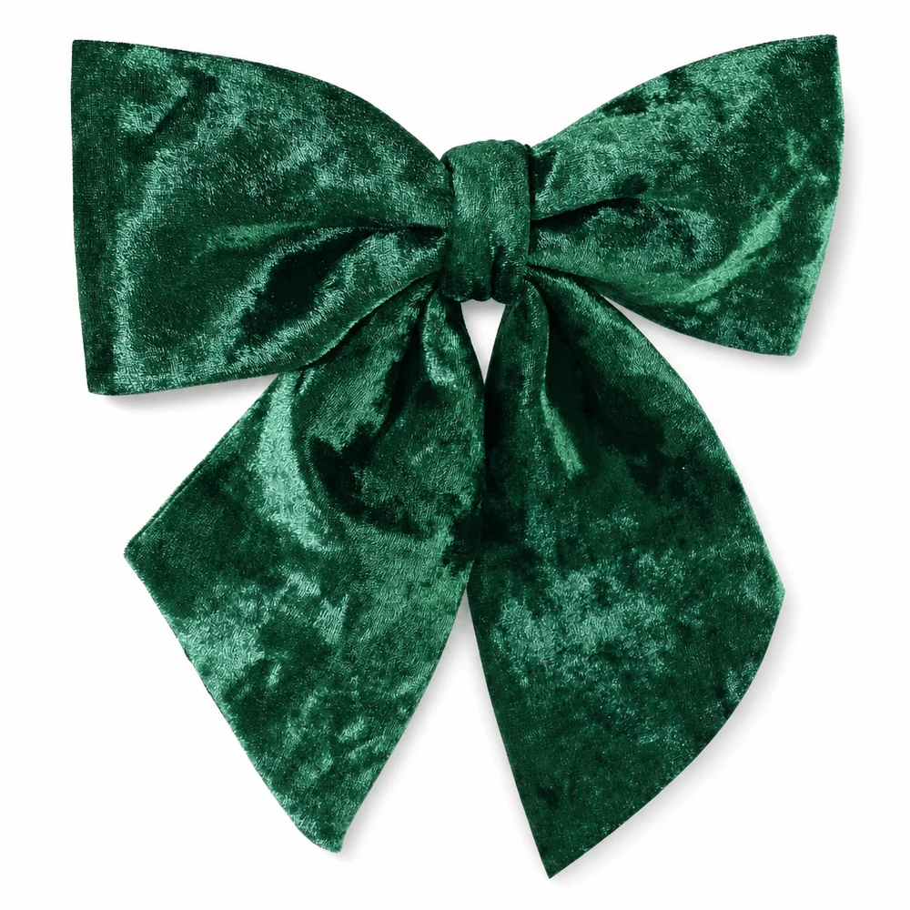 Laço de veludo verde Regal (24cm)