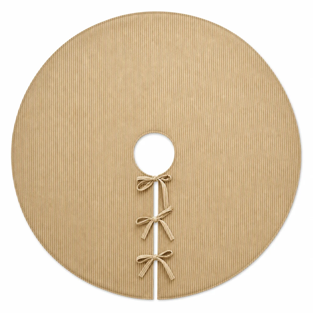 Saia de árvore luxuosa com fio dourado (100cm)