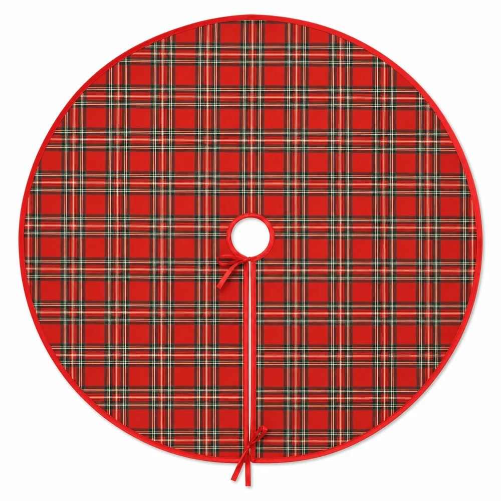 Saia de árvore tartan vermelha (100cm)