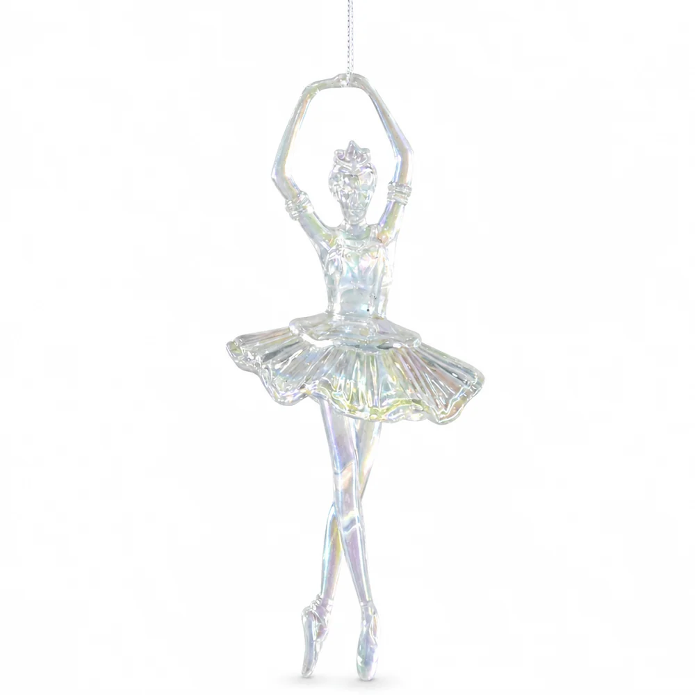 Ornamento de bailarina iridescente (18cm)