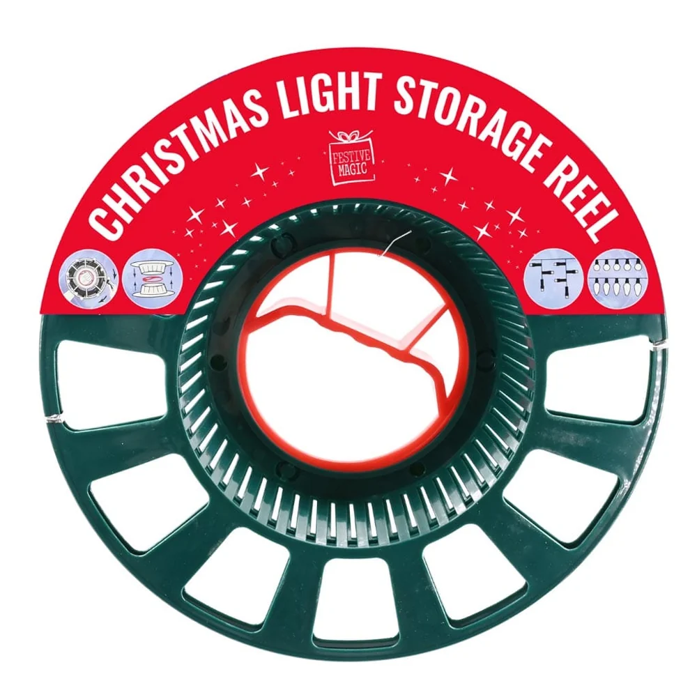 Carretel de armazenamento de luzes de Natal