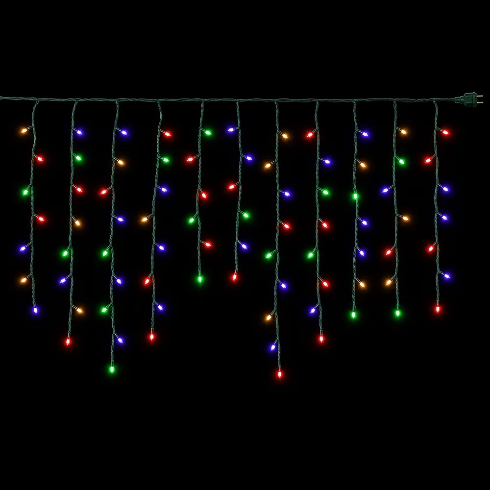 LED 800 Luzes Solares de cascata Multicoloridas (11.9m)