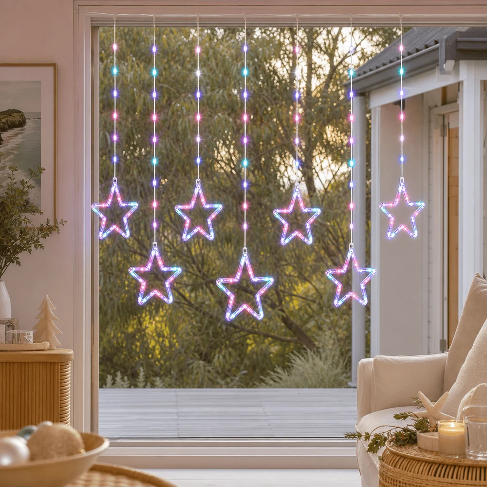 Micro LED Luzes de cortina de estrelas