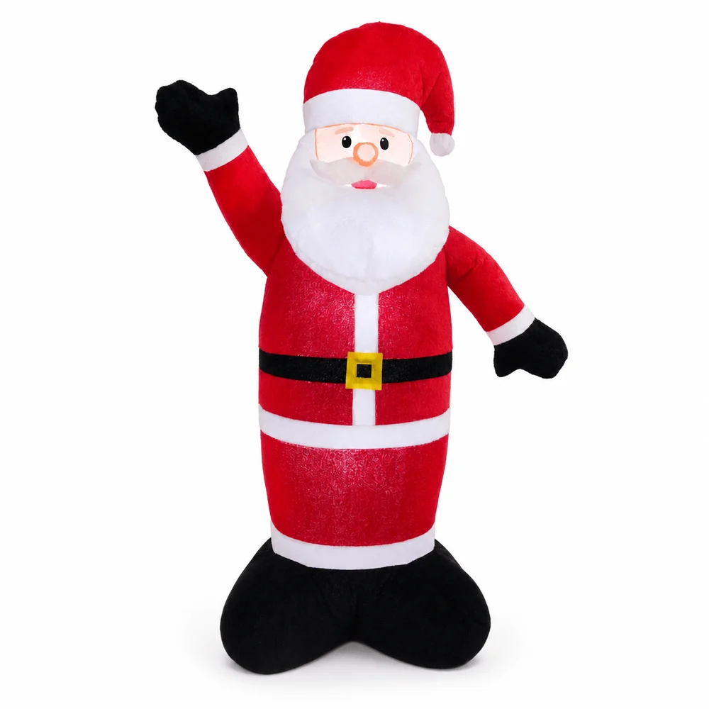 Papai Noel de pelúcia inflável (183cm)