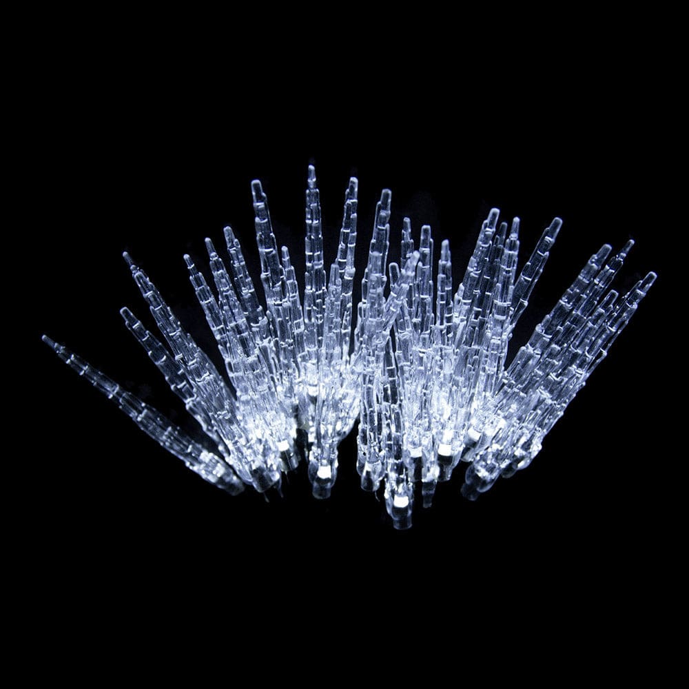 Luzes LED solares em cascata branco frio