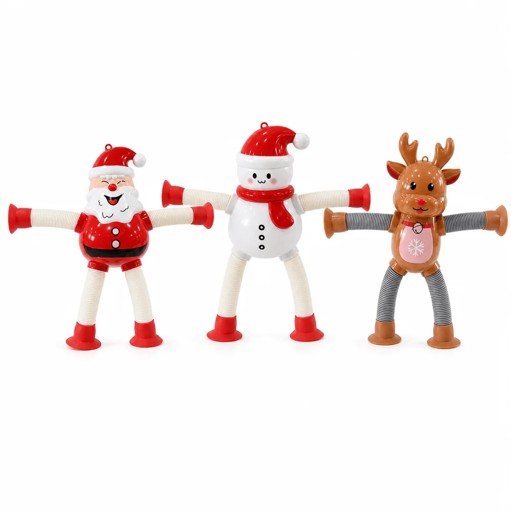 Brinquedo de personagem retrátil de natal