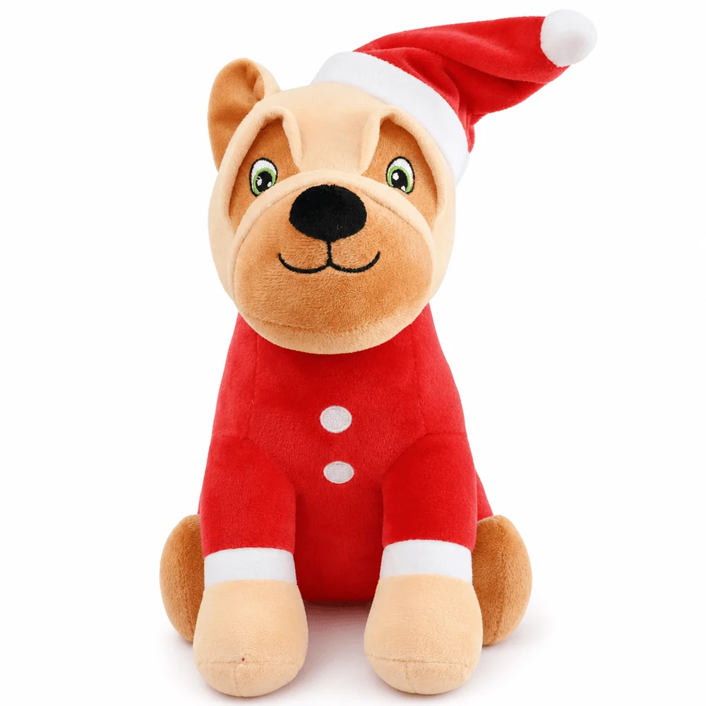 Cachorro Sentado de Pelúcia (24cm)