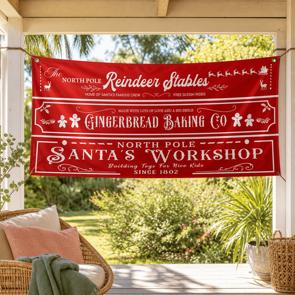 Banner Tradicional de Natal (210cm)