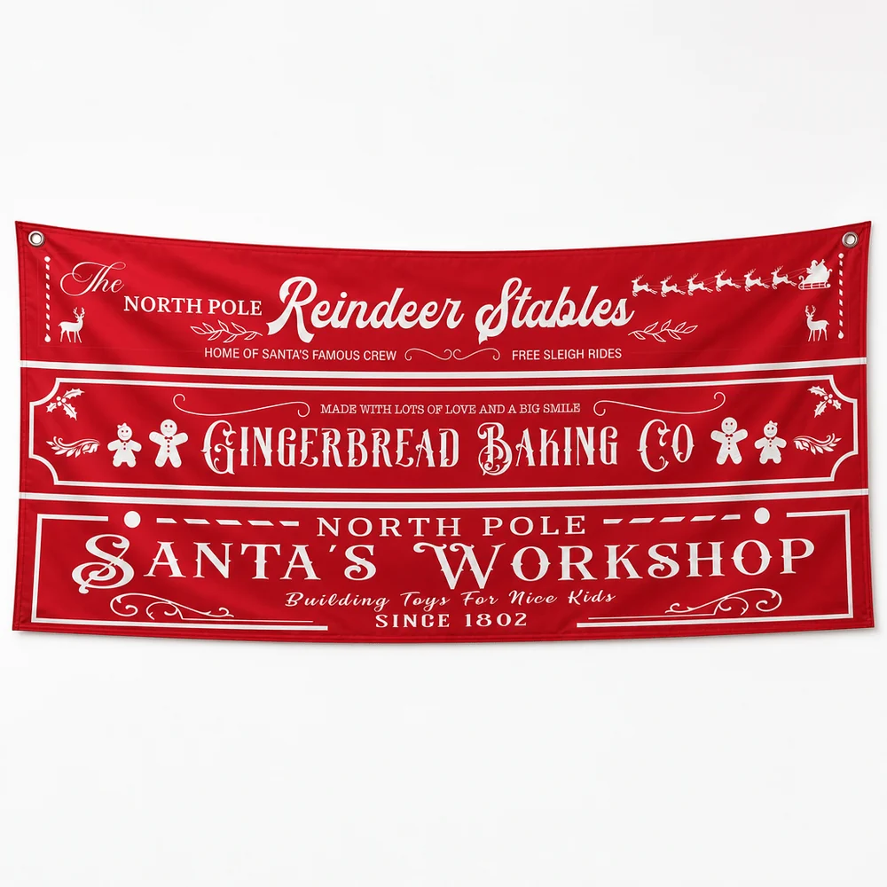 Banner Tradicional de Natal (210cm)