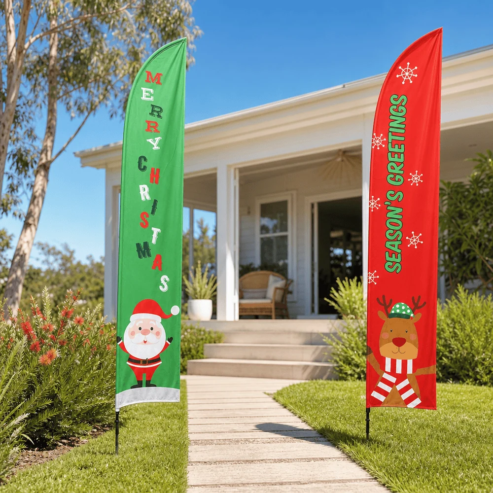 Bandeira de jardim impressa 6 sortido (220cm)