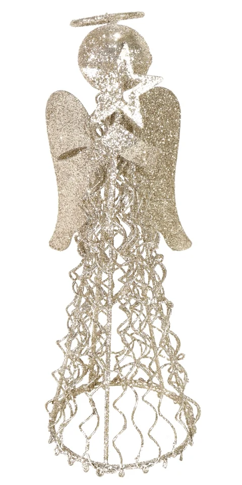 Glitter Metal Angel 2 sortido (20cm)