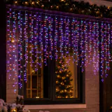 LED Cortina Maluca Carnaval Cintilante Luz em cachos 3.5m