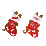 Acredite em Papai Noel Claws Pet Meia de Natal sortido