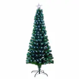 Árvore de fibra óptica fina com LEDs brancos frios (1.8m)