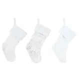 Super Plush Branco Luxe Meia de Natal sortido