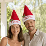 Conjunto de chapéu de Papai Noel