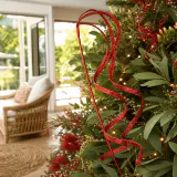 Palheta Espiral Metálica Vermelha (130cm)
