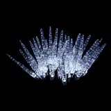 Luzes LED solares em cascata branco frio