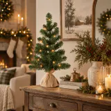 Árvore de Natal pré-iluminada (60cm)
