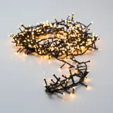 200 LED cordões de luzes operadas por bateria branco quente (4m)