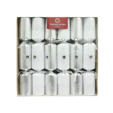 6 unidades de Bon Bons Prata e Branco (35cm)