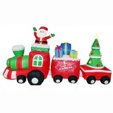 Trem Papai Noel Expresso Inflável (340cm)