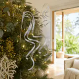 Palheta Espiral Metálica Prata (130cm)