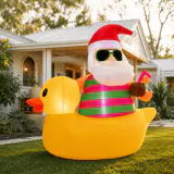 Papai Noel Inflável de Verão (185cm)
