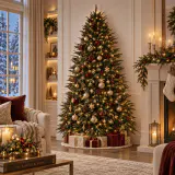 Meia Árvore de Natal da Lapônia (2.1m)