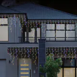 480 LEDs nevando luzes de gelo multicoloridas (11.8m)