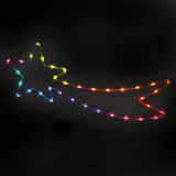 LED Mudança de cor Estrela cadente Multicor