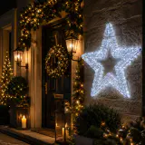 LED Micro Fio Estrela Estrelado Motivo Branco Frio (50cm)