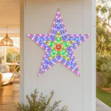 LED Impressionante motivo de estrela piscante multicolorido