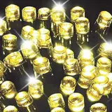 LED cordões de luzes brancas quentes (60m)