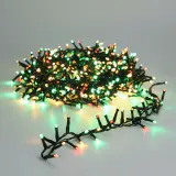 700 LED cordões de luzes vermelhas/brancas quentes/verdes (14m)