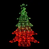 LED Árvore acrílica arco-íris com aplicativo (100cm)