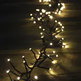 3000 LED Luzes de aglomerado brancas quentes (21.8m)