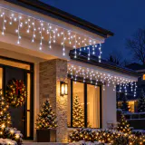 LED Pingentes de neve brancos e frios (350 LEDs)