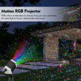 RGB Pontos laser móveis de luxo com controle remoto