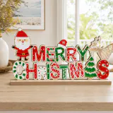 Sinal de mesa de biscoitos de natal